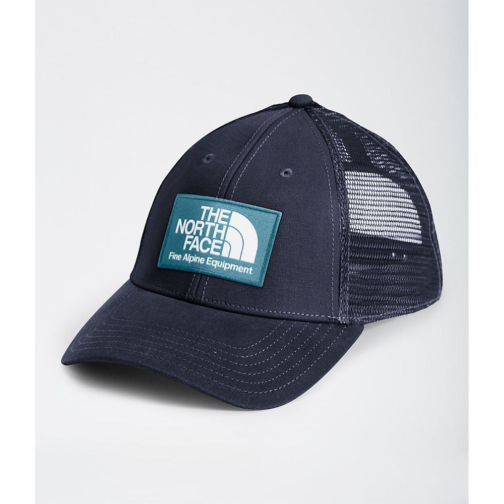 The North Face Trucker Hat Mens Australia - The North Face Mudder Navy / Blue (HKU-849037)